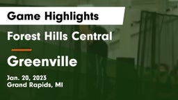 Forest Hills Central  vs Greenville  Game Highlights - Jan. 20, 2023