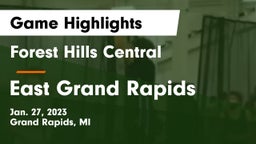 Forest Hills Central  vs East Grand Rapids  Game Highlights - Jan. 27, 2023