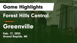 Forest Hills Central  vs Greenville  Game Highlights - Feb. 17, 2023