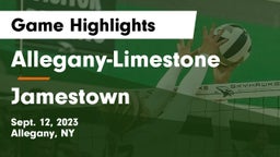 Allegany-Limestone  vs Jamestown  Game Highlights - Sept. 12, 2023