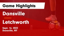 Dansville  vs Letchworth  Game Highlights - Sept. 16, 2023