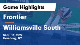 Frontier  vs Williamsville South  Game Highlights - Sept. 16, 2022