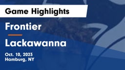 Frontier  vs Lackawanna  Game Highlights - Oct. 10, 2023