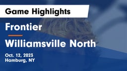Frontier  vs Williamsville North  Game Highlights - Oct. 12, 2023