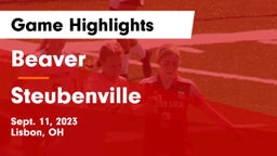 Beaver  vs Steubenville  Game Highlights - Sept. 11, 2023
