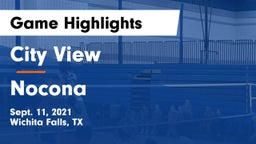 City View  vs Nocona  Game Highlights - Sept. 11, 2021