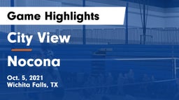 City View  vs Nocona  Game Highlights - Oct. 5, 2021