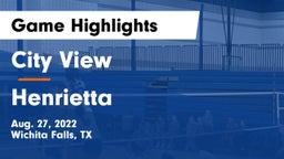 City View  vs Henrietta  Game Highlights - Aug. 27, 2022