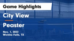 City View  vs Peaster  Game Highlights - Nov. 1, 2022