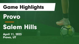 Provo  vs Salem Hills  Game Highlights - April 11, 2023