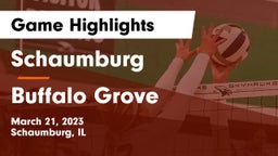 Schaumburg  vs Buffalo Grove  Game Highlights - March 21, 2023
