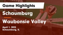 Schaumburg  vs Waubonsie Valley  Game Highlights - April 1, 2023