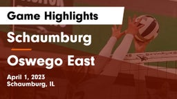 Schaumburg  vs Oswego East  Game Highlights - April 1, 2023