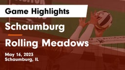 Schaumburg  vs Rolling Meadows  Game Highlights - May 16, 2023