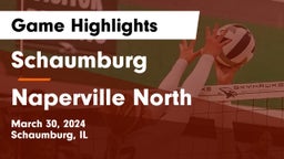 Schaumburg  vs Naperville North  Game Highlights - March 30, 2024