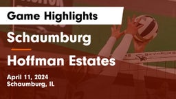 Schaumburg  vs Hoffman Estates  Game Highlights - April 11, 2024