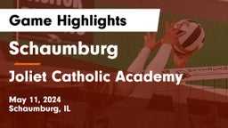 Schaumburg  vs Joliet Catholic Academy  Game Highlights - May 11, 2024