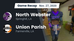 Recap: North Webster  vs. Union Parish  2020