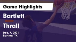 Bartlett  vs Thrall  Game Highlights - Dec. 7, 2021