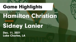 Hamilton Christian  vs Sidney Lanier  Game Highlights - Dec. 11, 2021