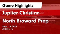 Jupiter Christian  vs North Broward Prep  Game Highlights - Sept. 10, 2019