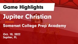 Jupiter Christian  vs Somerset College Prep Academy Game Highlights - Oct. 10, 2022