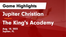 Jupiter Christian  vs The King's Academy Game Highlights - Aug. 18, 2023