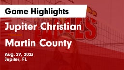 Jupiter Christian  vs Martin County  Game Highlights - Aug. 29, 2023