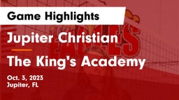 Jupiter Christian  vs The King's Academy Game Highlights - Oct. 3, 2023