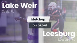 Matchup: Lake Weir High vs. Leesburg  2018