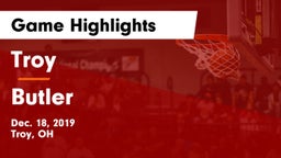 Troy  vs Butler  Game Highlights - Dec. 18, 2019