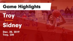 Troy  vs Sidney  Game Highlights - Dec. 20, 2019