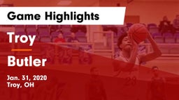 Troy  vs Butler  Game Highlights - Jan. 31, 2020