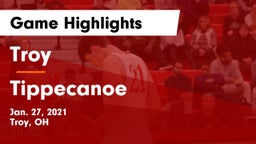 Troy  vs Tippecanoe  Game Highlights - Jan. 27, 2021