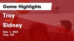 Troy  vs Sidney  Game Highlights - Feb. 1, 2022
