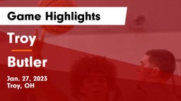 Troy  vs Butler  Game Highlights - Jan. 27, 2023