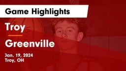 Troy  vs Greenville  Game Highlights - Jan. 19, 2024