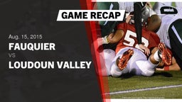 Recap: Fauquier  vs. Loudoun Valley  2015