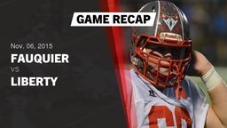 Recap: Fauquier  vs. Liberty  2015