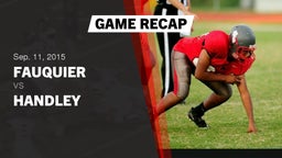 Recap: Fauquier  vs. Handley  2015