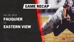 Recap: Fauquier  vs. Eastern View  2015