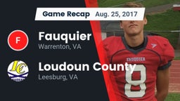 Recap: Fauquier  vs. Loudoun County  2017
