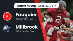Recap: Fauquier  vs. Millbrook  2017