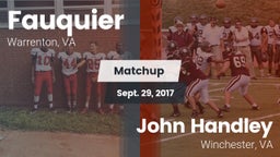Matchup: Fauquier  vs. John Handley  2017