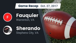 Recap: Fauquier  vs. Sherando  2017