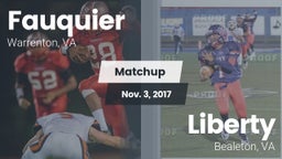 Matchup: Fauquier  vs. Liberty  2017