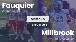 Matchup: Fauquier  vs. Millbrook  2018