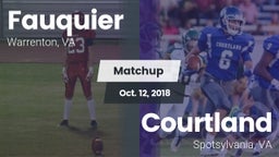 Matchup: Fauquier  vs. Courtland  2018