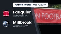 Recap: Fauquier  vs. Millbrook  2019