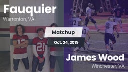 Matchup: Fauquier  vs. James Wood  2019